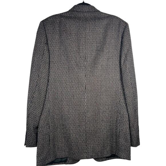 Men’s 41 L 100% Wool Sport Coat Micro Stripe 2 Button - Picture 4 of 8